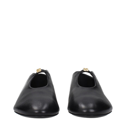 Boutures de ballet en cuir noir de Givenchy