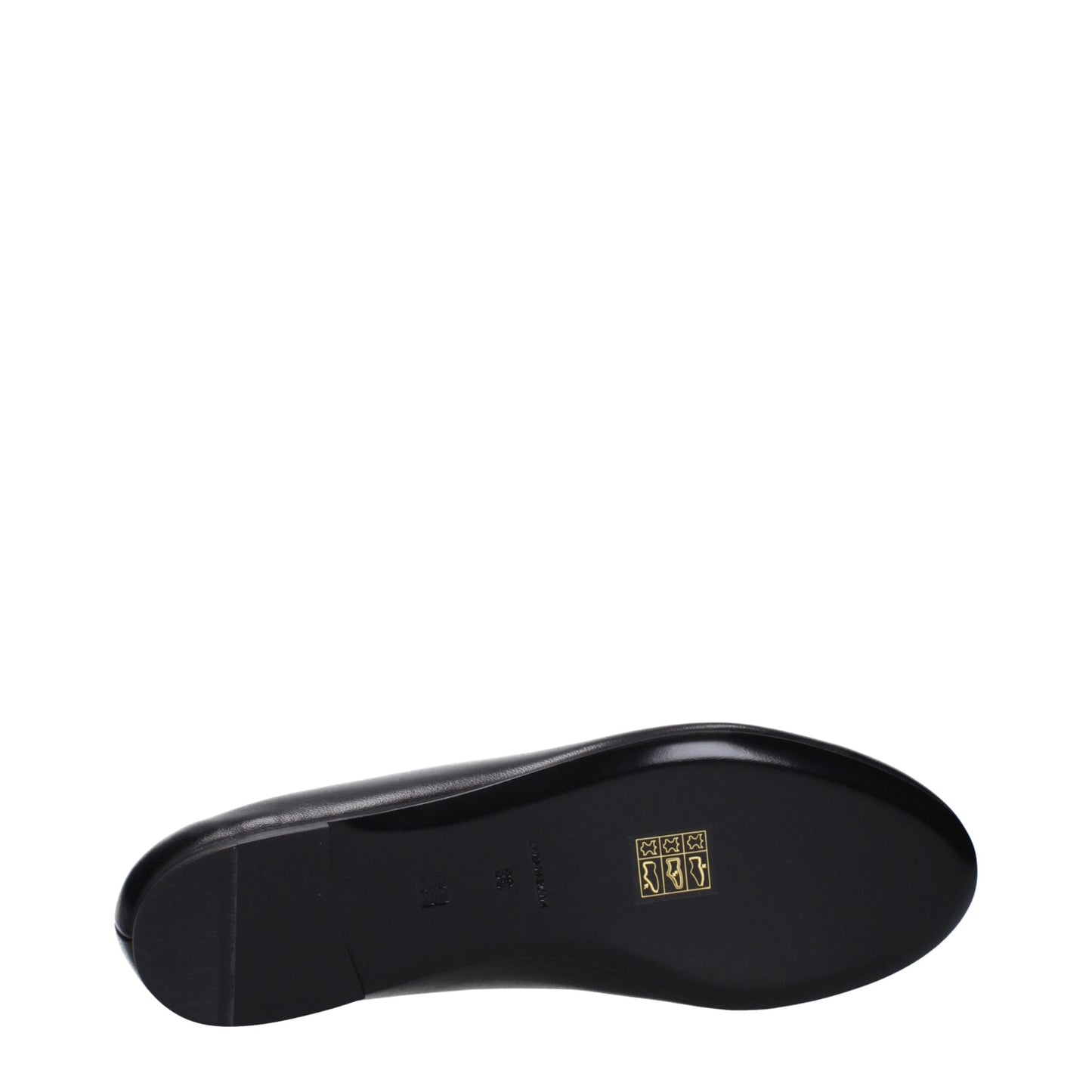 Boutures de ballet en cuir noir de Givenchy