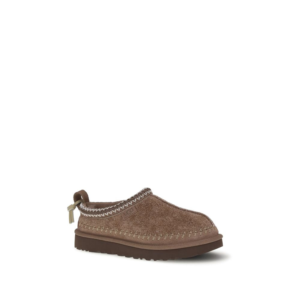 Mules UGG en cuir marron