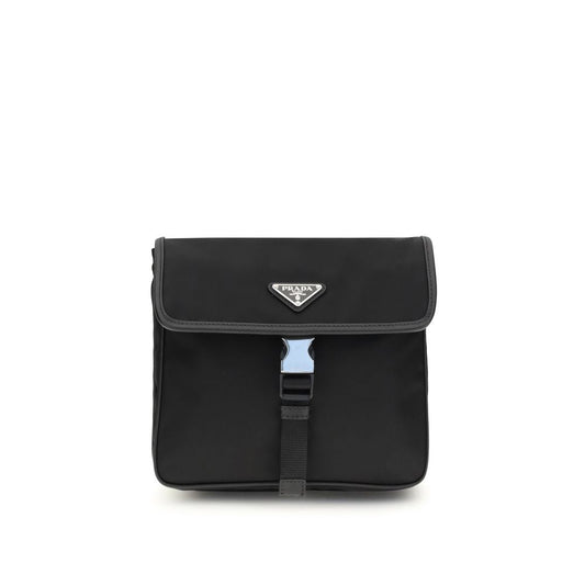 Prada Re-Nylon en saffiano schoudertas