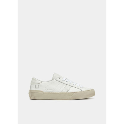 DATE Witte leren sneaker