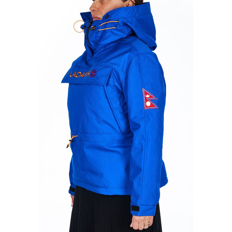 Ladakh Blue Polyester Women Jacket - Stylish & Versatile