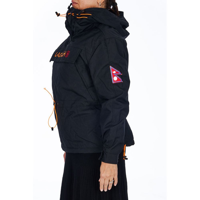 Ladakh Black Polyester Women Jacket - Chic & Versatile