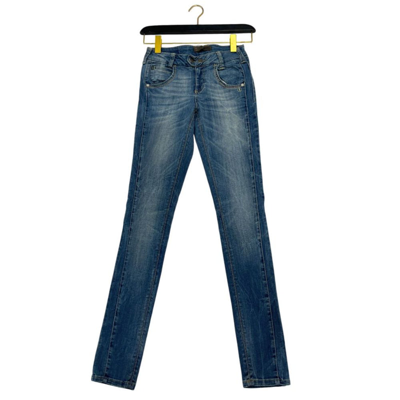 Object Blue Cotton Women's Skinny Jeans - Perfect Fit