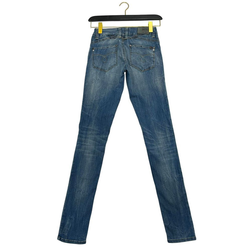 Object Blue Cotton Women's Skinny Jeans - Perfect Fit