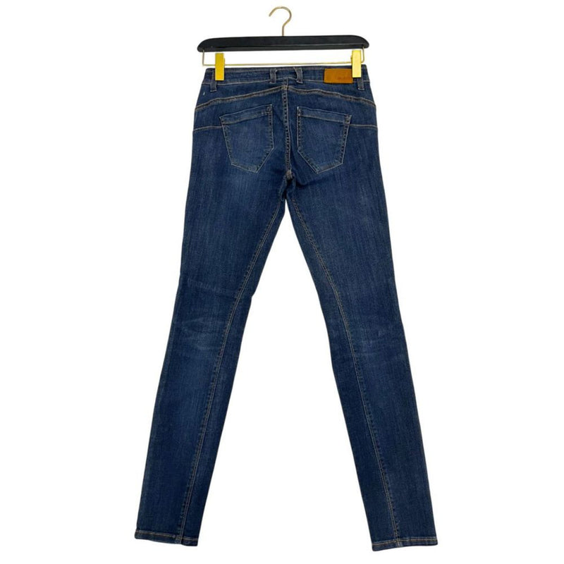 Object Blue Cotton Women's Slim Fit Jeans - Stylish & Comfortable