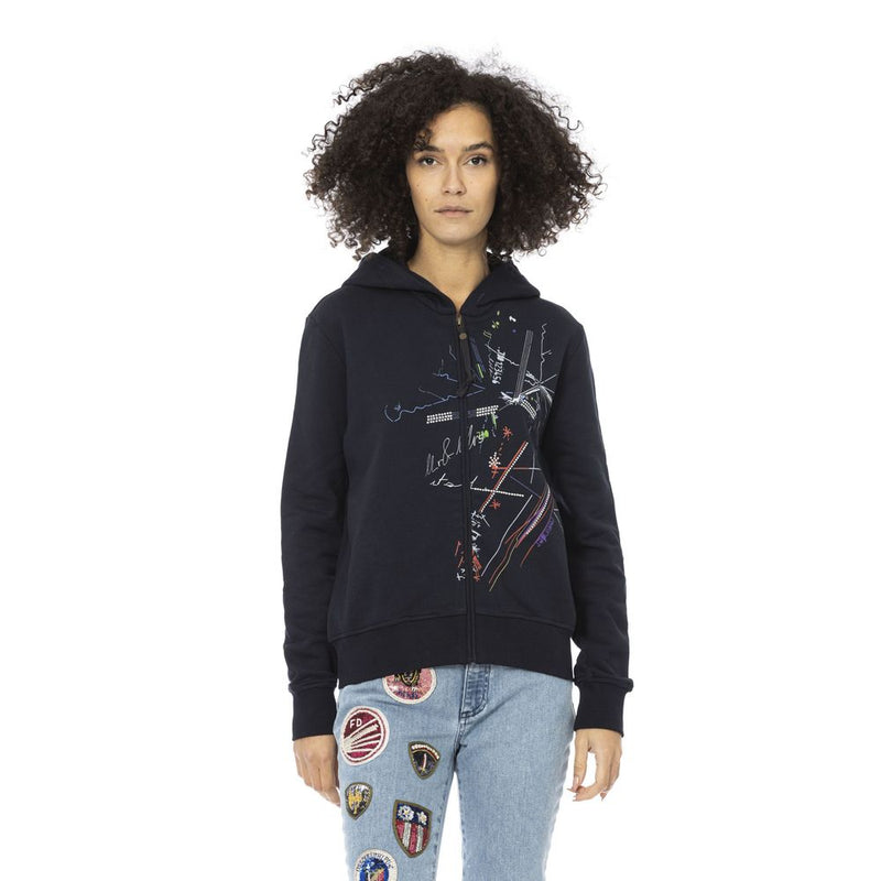 Mr&Mrs Italy Sweatshirt Femme en Coton Bleu