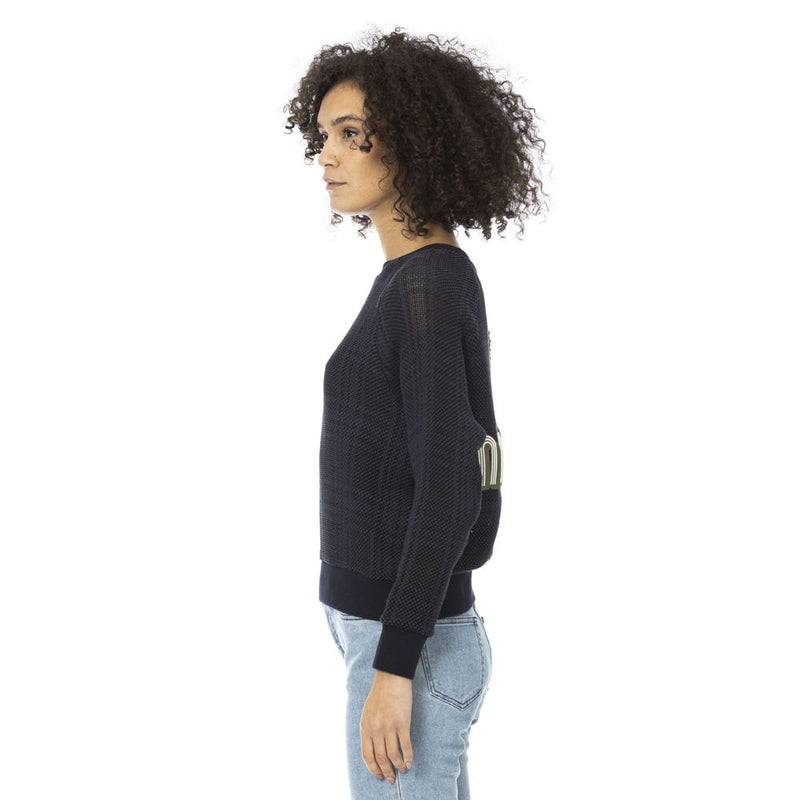 Mr&Mrs Italy Blue Cotton Women Shirt - Élégance et Confort