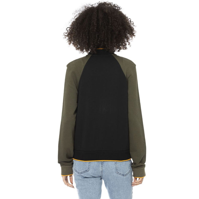 Mr&Mrs Italy Black Cotton Women Sweater - Luxurious Comfort