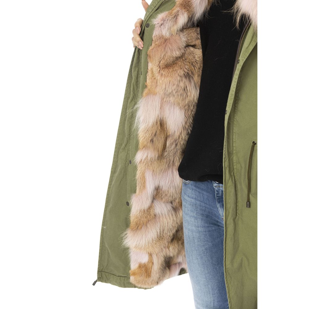 Mr&Mrs Italy Army Cotton Women Jacket - Luxurious Winter Parka