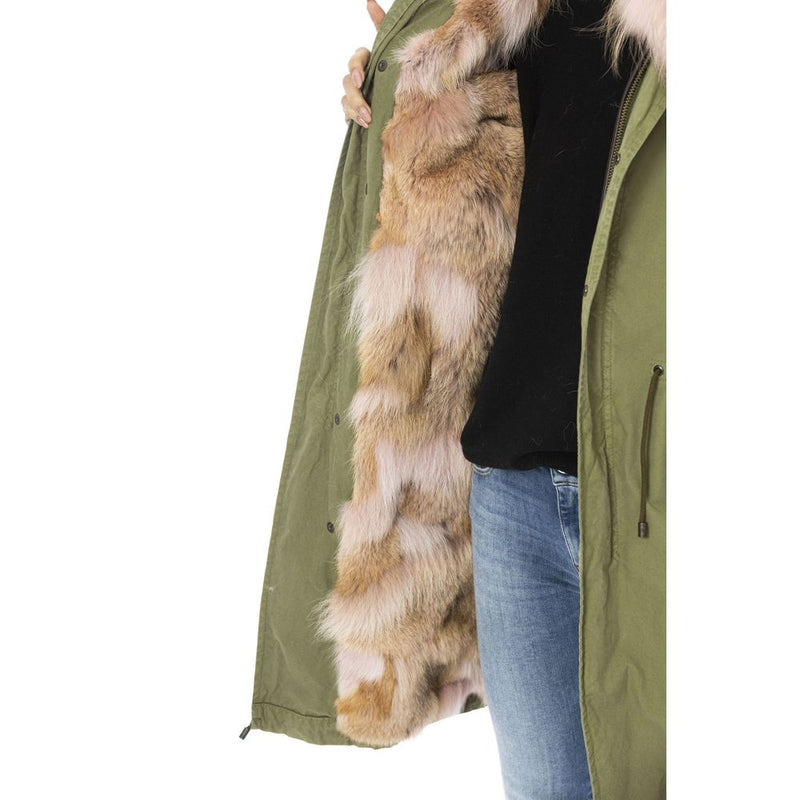 Mr&Mrs Italy Army Cotton Women Jacket - Luxurious Winter Parka