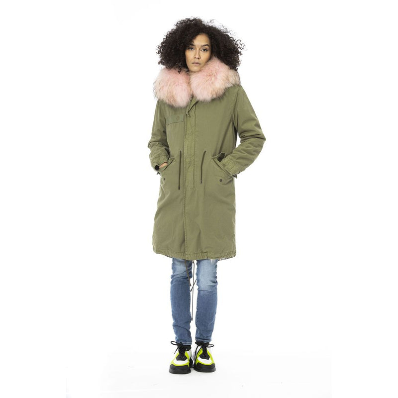 Mr&Mrs Italy Army Cotton Women Jacket - Luxurious Winter Parka