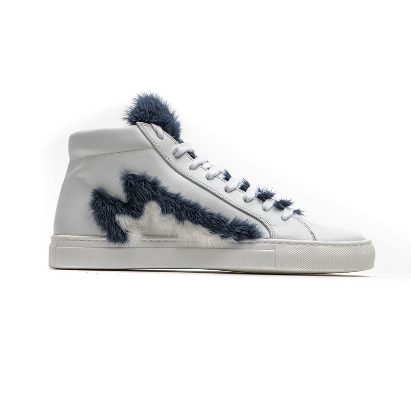Mr&Mrs Italy White Leather Women Sneaker - Luxury Comfort