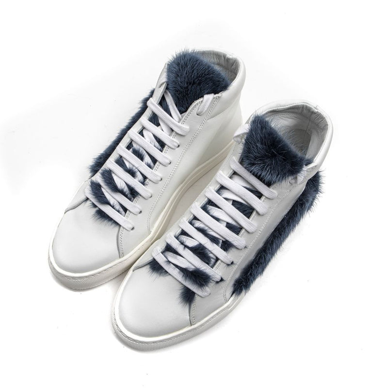 Mr&Mrs Italy White Leather Women Sneaker - Luxury Comfort