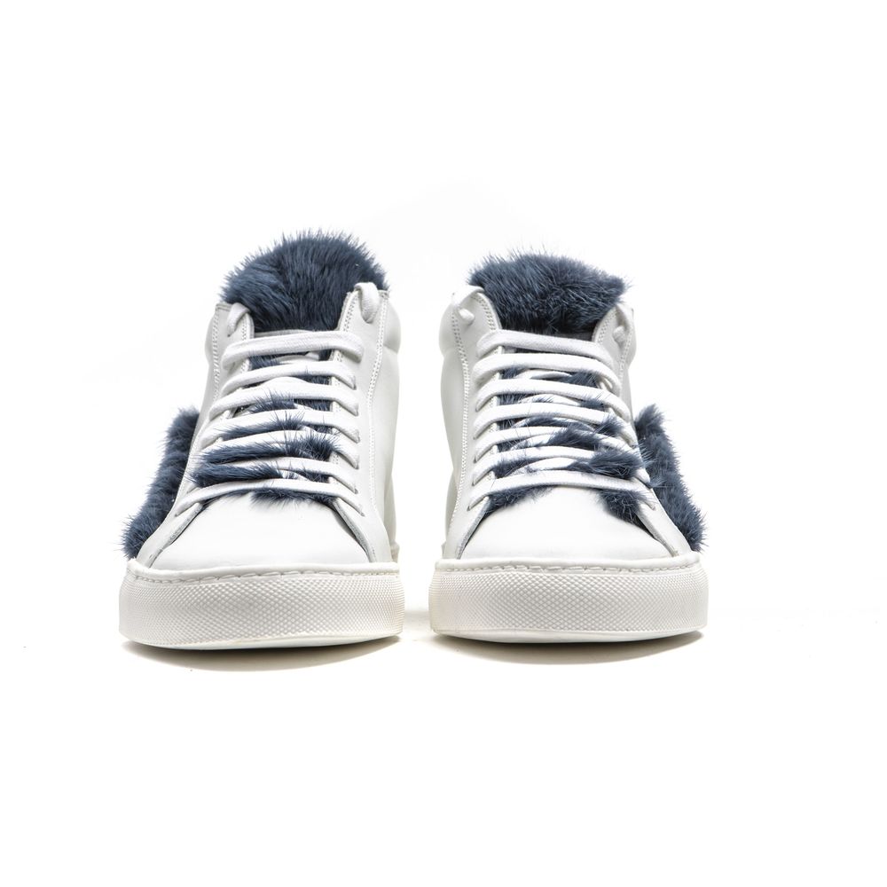Mr&Mrs Italy White Leather Women Sneaker - Luxury Comfort