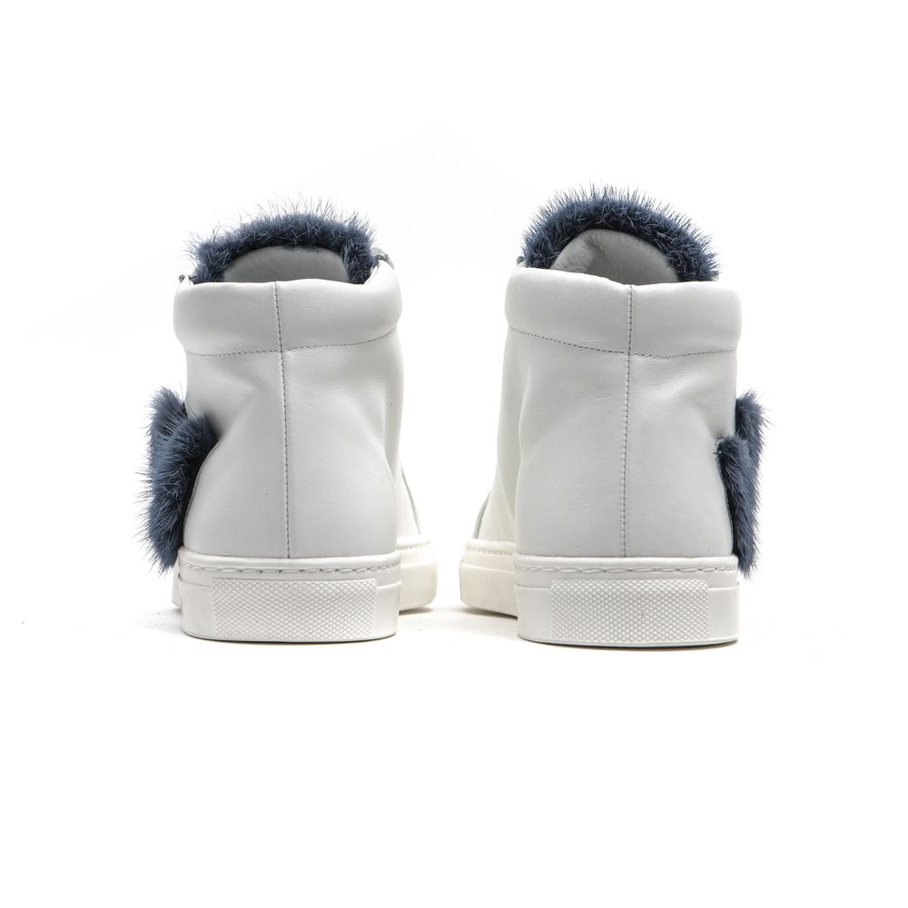 Mr&Mrs Italy White Leather Women Sneaker - Luxury Comfort