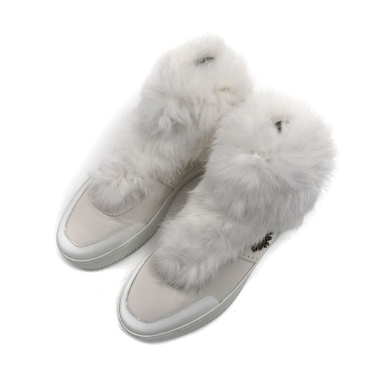 Mr&Mrs Italy White Cotton Women Sneaker - Élégance et Confort