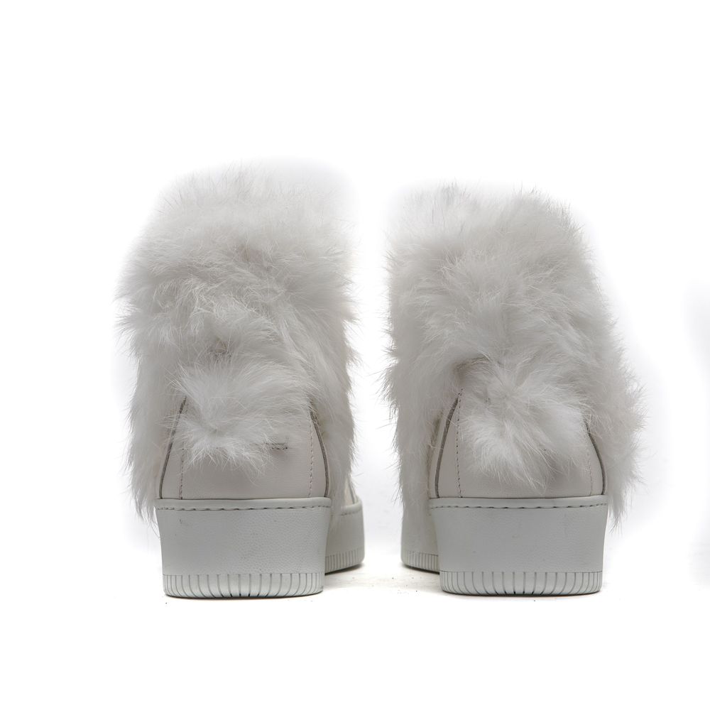 Mr&Mrs Italy White Cotton Women Sneaker - Élégance et Confort