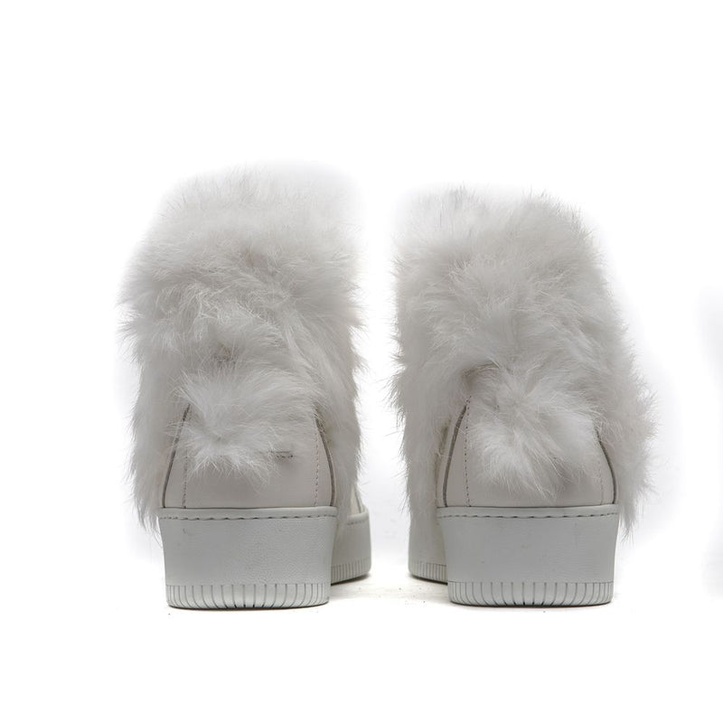 Mr&Mrs Italy White Cotton Women Sneaker - Élégance et Confort