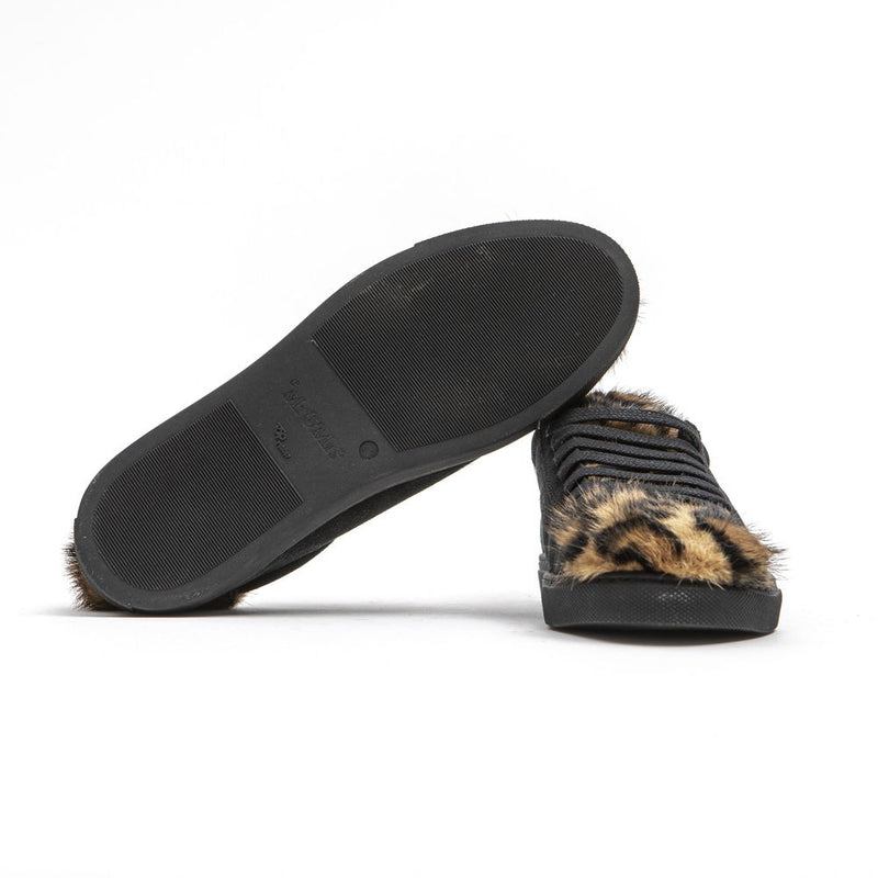 Mr&Mrs Italy Black Leather Women's Sneakers - Stylish Comfort