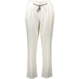 U.S. POLO ASSN. White Cotton Pant - Confort et Style pour Actives