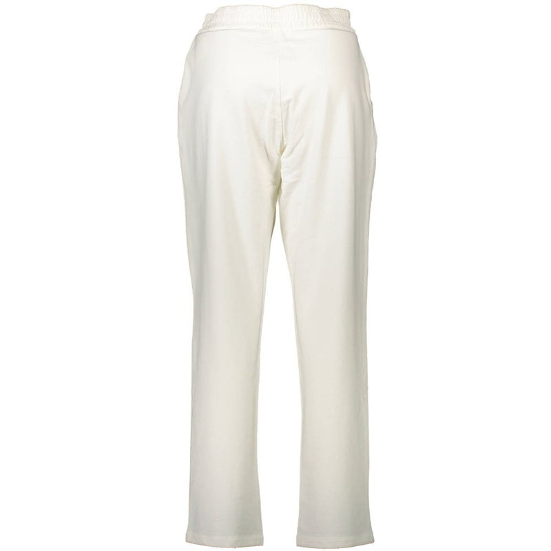 U.S. POLO ASSN. White Cotton Pant - Confort et Style pour Actives