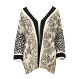 Pull en Laine Beige Blugirl avec Détails Contrastes