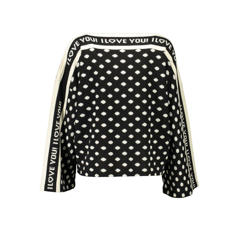 Blugirl Black Wool Sweater - Versatile Double Use Design