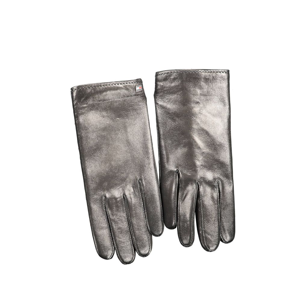Gant en cuir noir Tommy Hilfiger