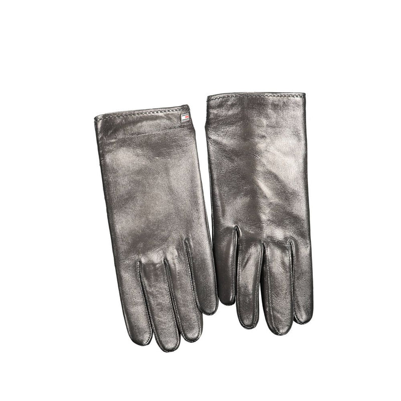 Gant en cuir noir Tommy Hilfiger