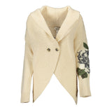 Blugirl Beige Wool Sweater - Élégant Cardigan Ouvert
