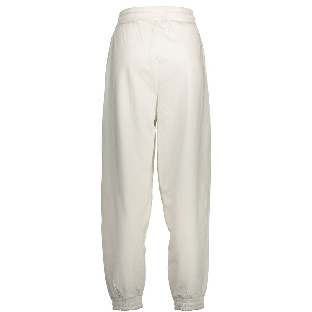 Tommy Hilfiger White Cotton Pant - Pantalon de sport élégant