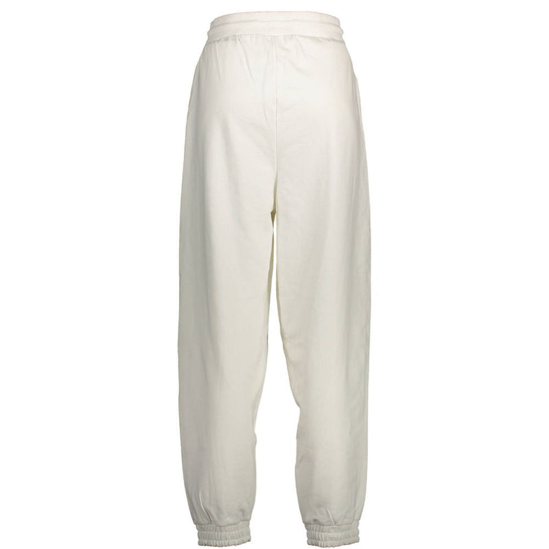 Tommy Hilfiger White Cotton Pant - Pantalon de sport élégant
