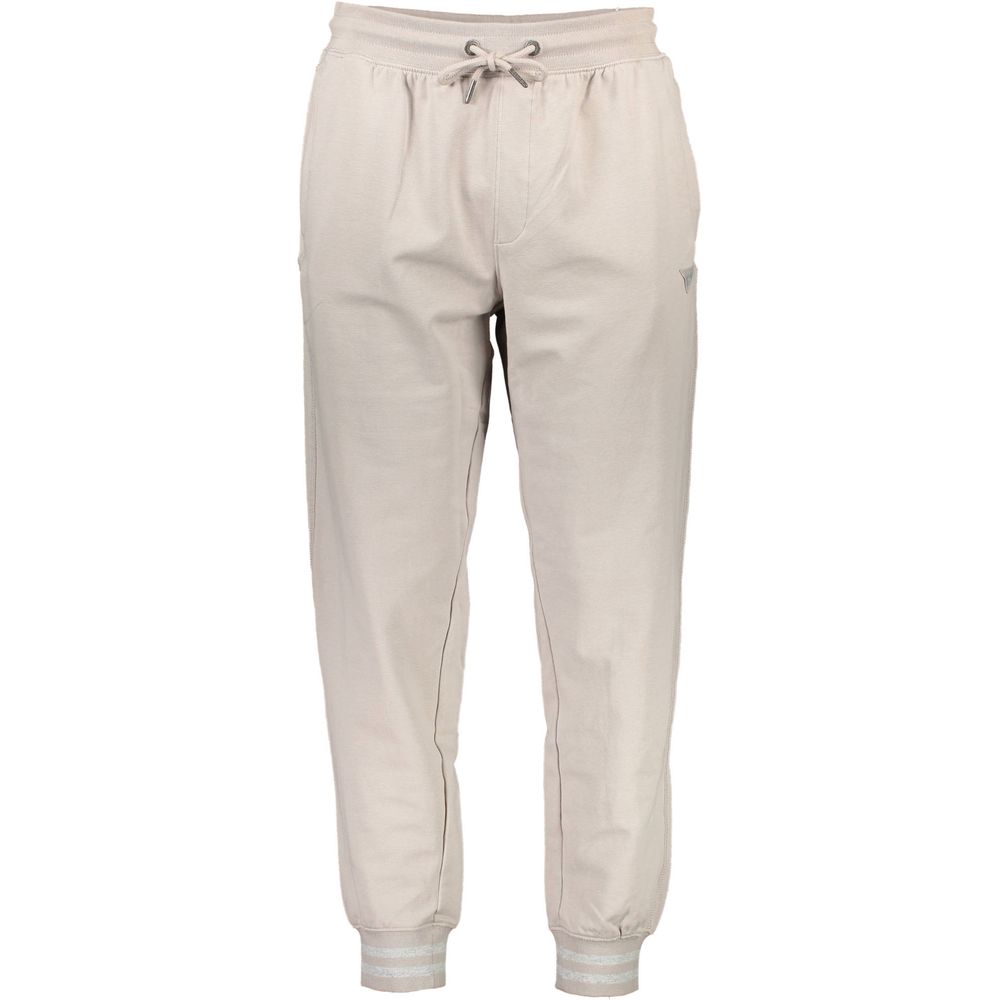 Guess Jeans Pantalon en Coton Beige - Modèle Élégant et Confortable