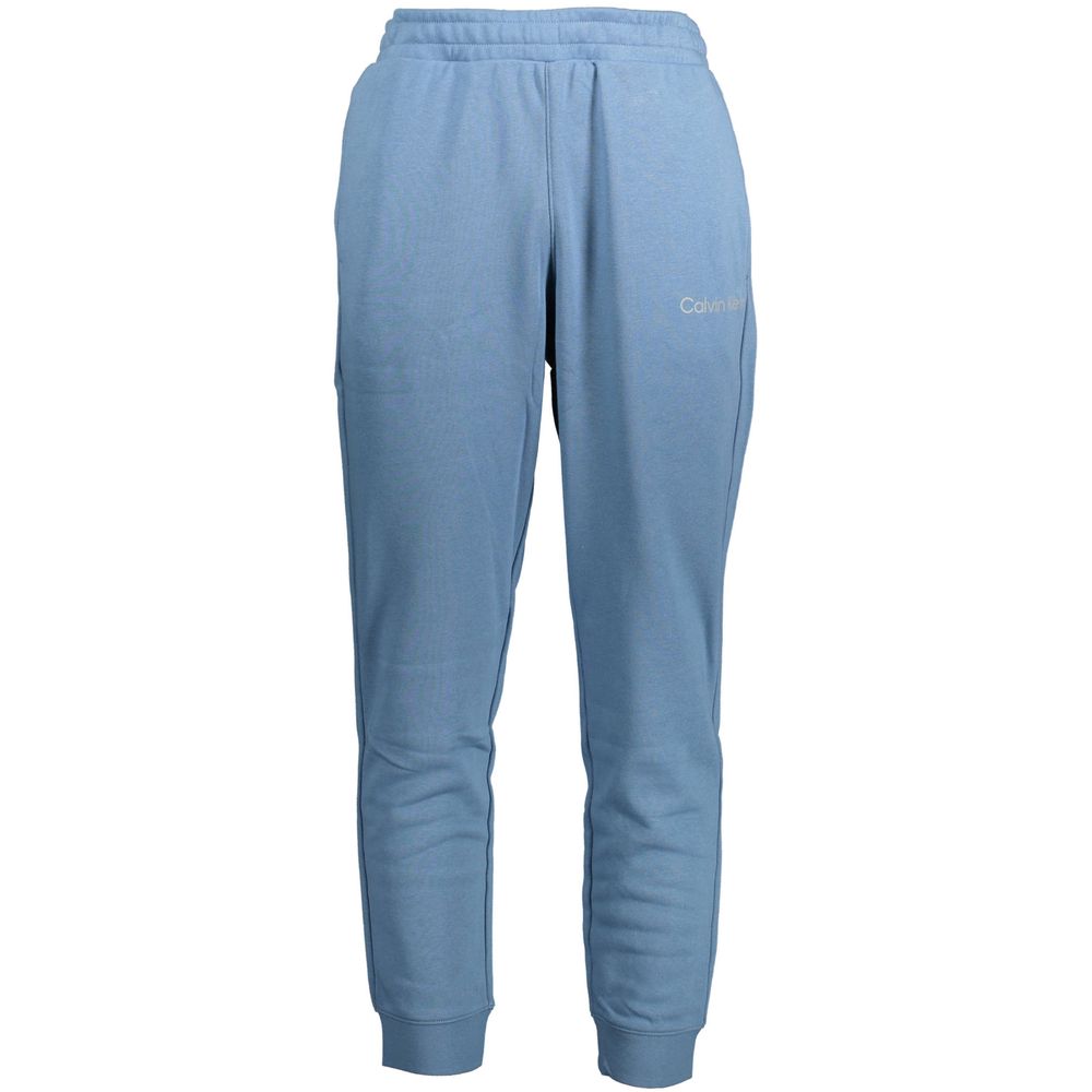 Pantalon en coton bleu Calvin Klein