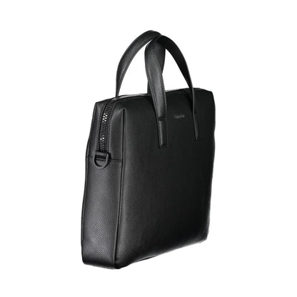 Sac à main en polyester noir Calvin Klein