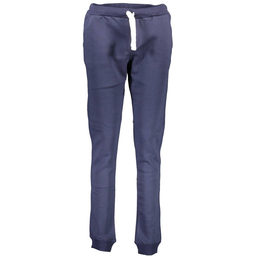 North Sails Blue Cotton Pant - Pantalon de Sport Confortable