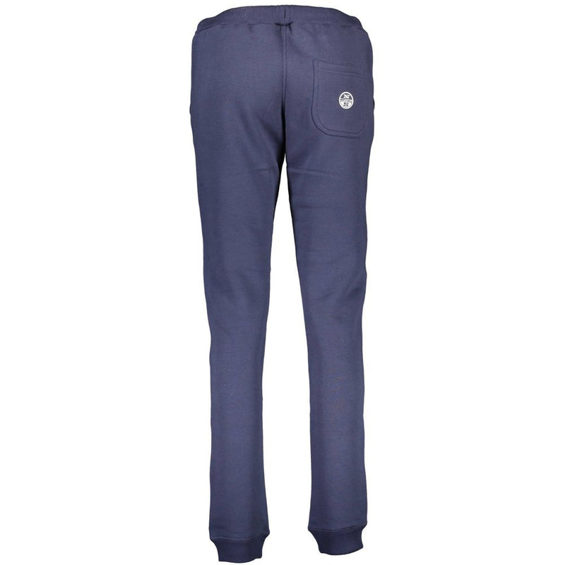 North Sails Blue Cotton Pant - Pantalon de Sport Confortable