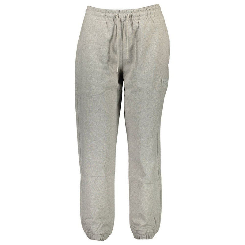 Calvin Klein Gray Cotton Pant - Stylish Athletic Trousers for Women