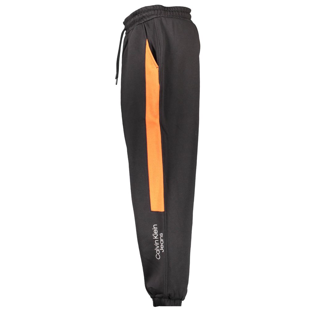 Pantalon en coton noir Calvin Klein