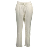 U.S. POLO ASSN. Pantalon Blanc en Coton - Pantalon de Sport Élégant