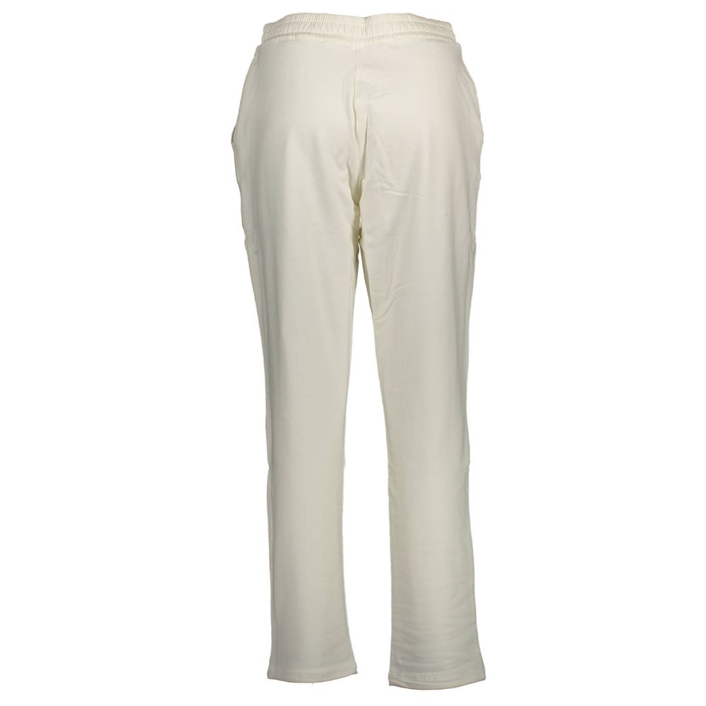 U.S. POLO ASSN. Pantalon Blanc en Coton - Pantalon de Sport Élégant