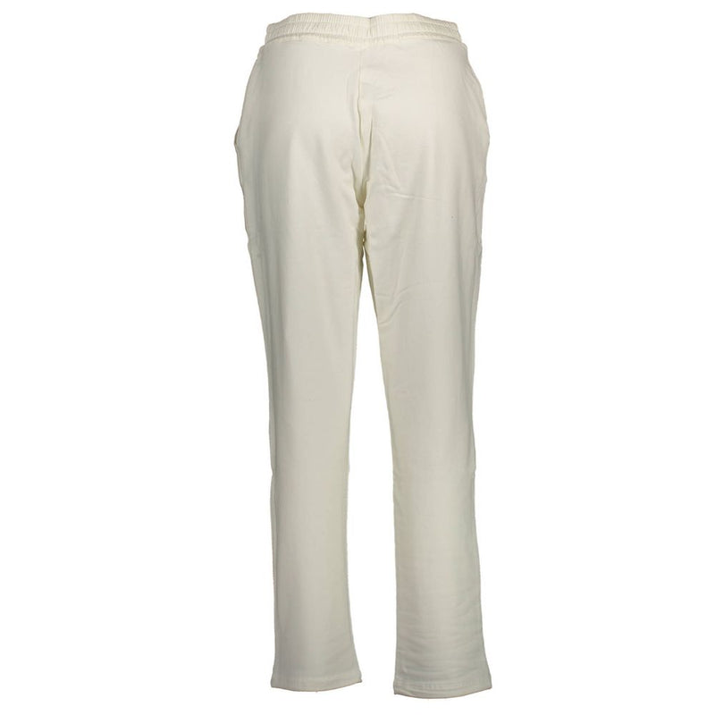 U.S. POLO ASSN. White Cotton Pant - Comfortable Sports Trousers