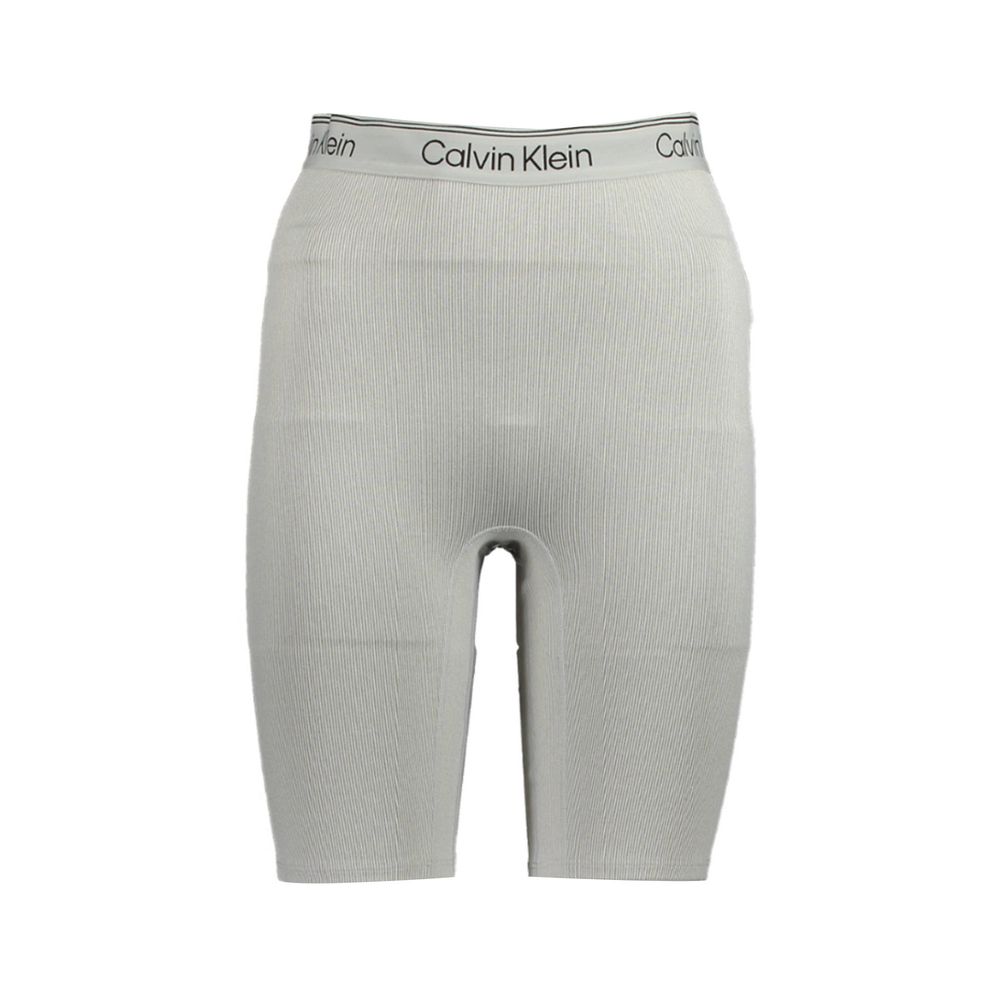 Calvin Klein Gray Polyester Gym Shorts - Stylish Comfort
