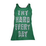 Silvian Heach Green Cotton Tank Top - Élégant et Polyvalent
