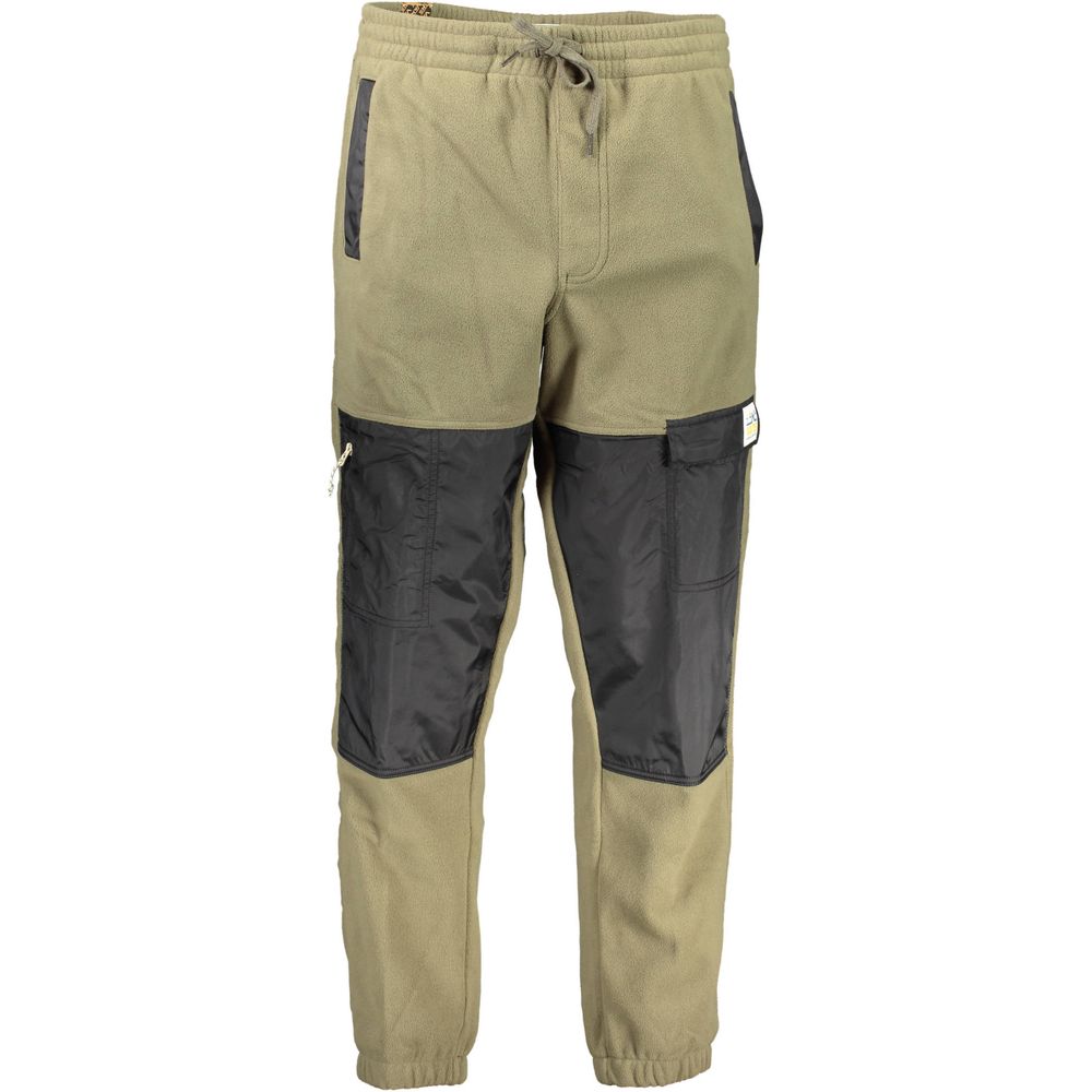 Vans Green Polyester Pant - Confort et Style