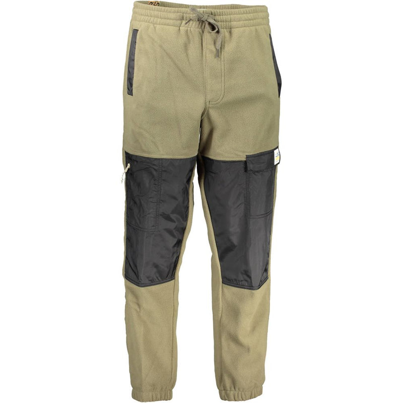 Vans Green Polyester Pant - Confort et Style