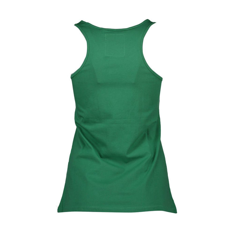 Silvian Heach Green Cotton Tank Top - Élégant et Polyvalent