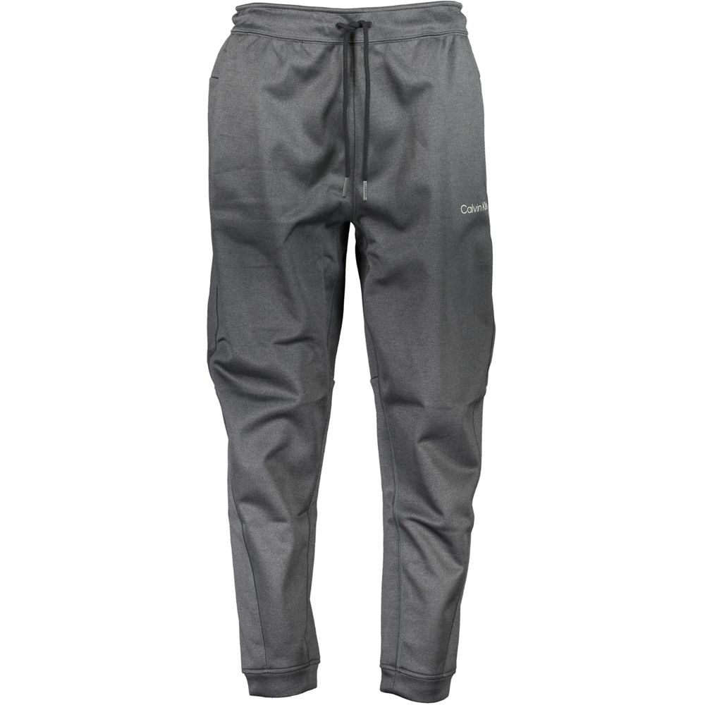 Pantalon en polyester noir Calvin Klein