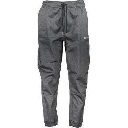 Pantalon en polyester noir Calvin Klein